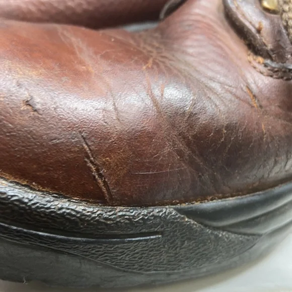 Chippewa Boots Brown Leather Work Snow Insulated Boots sz 9 1/2W